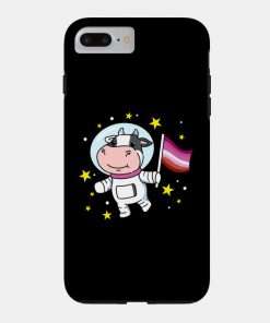 Lesbian Cases - Lesbian Cow In Space Lesbian Phone Case TP1503 28 - Lesbian Flag Lesbian Cow In Space Lesbian