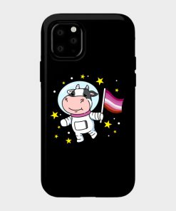 Lesbian Cases - Lesbian Cow In Space Lesbian Phone Case TP1503 29 - Lesbian Flag Lesbian Cow In Space Lesbian