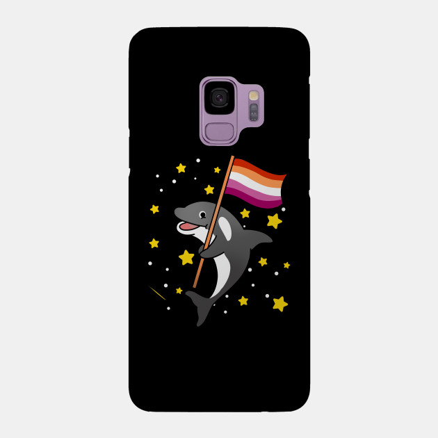 21594930_0-28 Orca With Orange Pink Lesbian Pride Flag