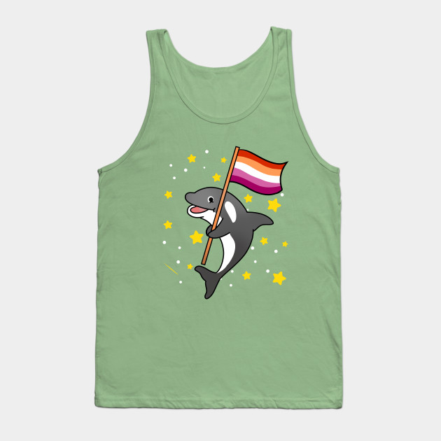 21594930_0-77 Orca With Orange Pink Lesbian Pride Flag