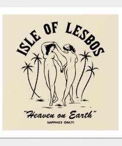 Lesbian Posters - Isle of Lesbos Poster TP1503 3 - Lesbian Flag Isle of Lesbos
