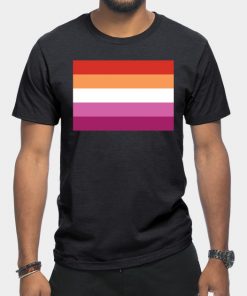 Lesbian T-Shirts - Lesbian Pride Flag T-Shirt TP1503 10 - Lesbian Flag Lesbian Pride Flag