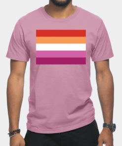 Lesbian T-Shirts - Lesbian Pride Flag T-Shirt TP1503 13 - Lesbian Flag Lesbian Pride Flag