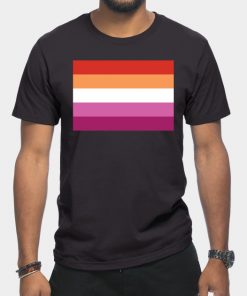 Lesbian T-Shirts - Lesbian Pride Flag T-Shirt TP1503 19 - Lesbian Flag Lesbian Pride Flag