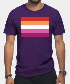 Lesbian T-Shirts - Lesbian Pride Flag T-Shirt TP1503 2 - Lesbian Flag Lesbian Pride Flag