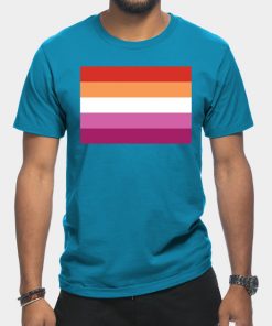 Lesbian T-Shirts - Lesbian Pride Flag T-Shirt TP1503 20 - Lesbian Flag Lesbian Pride Flag