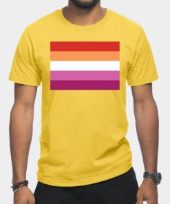 Lesbian T-Shirts - Lesbian Pride Flag T-Shirt TP1503 24 - Lesbian Flag Lesbian Pride Flag