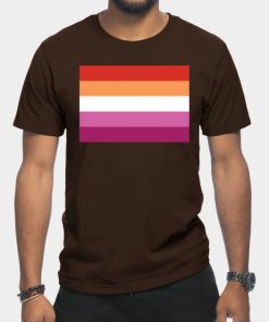 Lesbian T-Shirts - Lesbian Pride Flag T-Shirt TP1503 3 - Lesbian Flag Lesbian Pride Flag