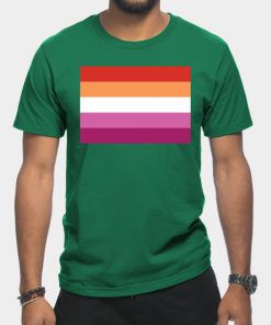 Lesbian T-Shirts - Lesbian Pride Flag T-Shirt TP1503 4 - Lesbian Flag Lesbian Pride Flag