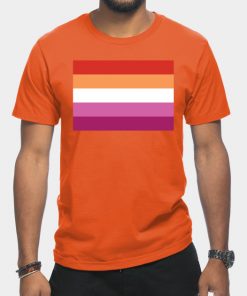 Lesbian T-Shirts - Lesbian Pride Flag T-Shirt TP1503 5 - Lesbian Flag Lesbian Pride Flag