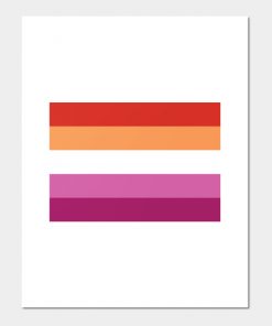 Lesbian Posters - Lesbian Pride Flag Poster TP1503 2 - Lesbian Flag Lesbian Pride Flag