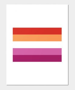 Lesbian Posters - Lesbian Pride Flag Poster TP1503 4 - Lesbian Flag Lesbian Pride Flag