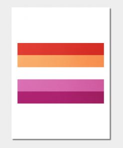 Lesbian Posters - Lesbian Pride Flag Poster TP1503 6 - Lesbian Flag Lesbian Pride Flag