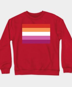 Lesbian Sweatshirts - Lesbian Pride Flag Sweatshirt TP1503 2 - Lesbian Flag Lesbian Pride Flag