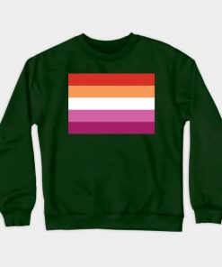 Lesbian Sweatshirts - Lesbian Pride Flag Sweatshirt TP1503 3 - Lesbian Flag Lesbian Pride Flag