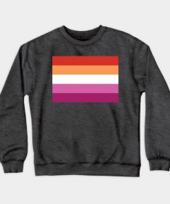 Lesbian Sweatshirts - Lesbian Pride Flag Sweatshirt TP1503 4 - Lesbian Flag Lesbian Pride Flag