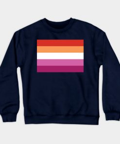 Lesbian Sweatshirts - Lesbian Pride Flag Sweatshirt TP1503 7 - Lesbian Flag Lesbian Pride Flag