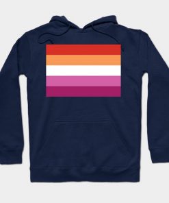 Lesbian Hoodies - Lesbian Pride Flag Hoodie TP1503 5 - Lesbian Flag Lesbian Pride Flag