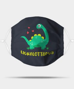 Lesbian - Lickalottapus with cute green dinosaur Design