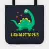 Lesbian - Lickalottapus with cute green dinosaur Design