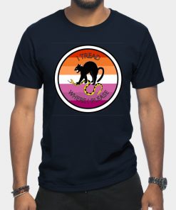 Lesbian T-Shirts - Don't Tread on Me - Lesbian T-Shirt TP1503 4 - Lesbian Flag Don't Tread on Me - Lesbian