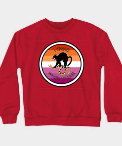 Lesbian Sweatshirts - Don't Tread on Me - Lesbian Sweatshirt TP1503 2 - Lesbian Flag Don't Tread on Me - Lesbian