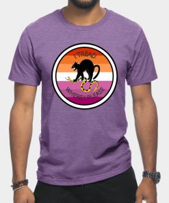 Lesbian T-Shirts - Don't Tread on Me - Lesbian T-Shirt TP1503 7 - Lesbian Flag Don't Tread on Me - Lesbian