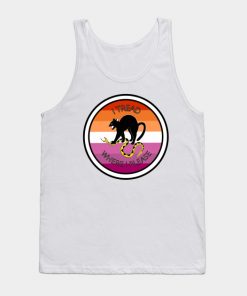 Lesbian Tank Tops - Don't Tread on Me - Lesbian Tank Top TP1503 2 - Lesbian Flag Don't Tread on Me - Lesbian