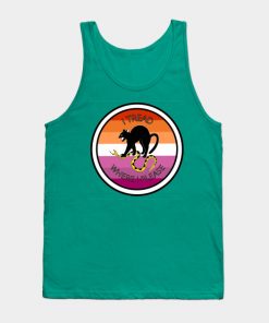 Lesbian Tank Tops - Don't Tread on Me - Lesbian Tank Top TP1503 3 - Lesbian Flag Don't Tread on Me - Lesbian