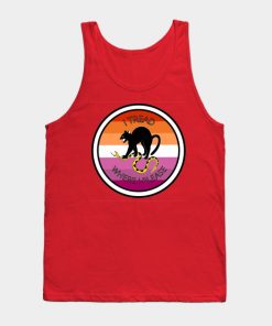 Lesbian Tank Tops - Don't Tread on Me - Lesbian Tank Top TP1503 5 - Lesbian Flag Don't Tread on Me - Lesbian