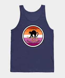 Lesbian Tank Tops - Don't Tread on Me - Lesbian Tank Top TP1503 6 - Lesbian Flag Don't Tread on Me - Lesbian