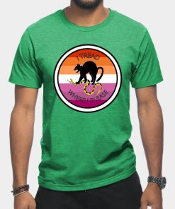 Lesbian T-Shirts - Don't Tread on Me - Lesbian T-Shirt TP1503 8 - Lesbian Flag Don't Tread on Me - Lesbian