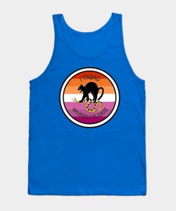 Lesbian Tank Tops - Don't Tread on Me - Lesbian Tank Top TP1503 7 - Lesbian Flag Don't Tread on Me - Lesbian