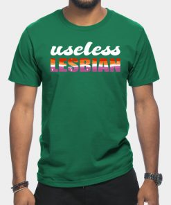 Lesbian T-Shirts - Useless Lesbian Gay Pride Lesbian Flag LGBT T-Shirt TP1503 5 - Lesbian Flag Useless Lesbian Gay Pride Lesbian Flag LGBT