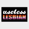 Useless Lesbian Gay Pride Lesbian Flag LGBT