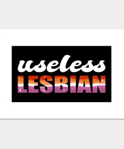 Useless Lesbian Gay Pride Lesbian Flag LGBT