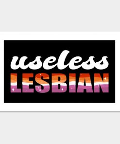 Lesbian Posters - Useless Lesbian Gay Pride Lesbian Flag LGBT Poster TP1503 2 - Lesbian Flag Useless Lesbian Gay Pride Lesbian Flag LGBT