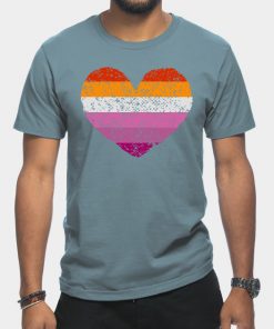 Lesbian T-Shirts - Lesbian Pride Flag T-Shirt TP1503 10 - Lesbian Flag Lesbian Pride Flag