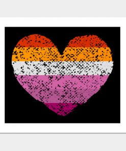 Lesbian Posters - Lesbian Pride Flag Poster TP1503 2 - Lesbian Flag Lesbian Pride Flag
