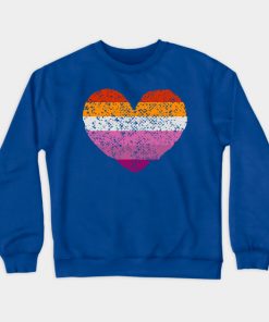 Lesbian Sweatshirts - Lesbian Pride Flag Sweatshirt TP1503 3 - Lesbian Flag Lesbian Pride Flag