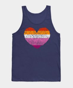 Lesbian Tank Tops - Lesbian Pride Flag Tank Top TP1503 4 - Lesbian Flag Lesbian Pride Flag
