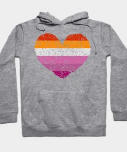Lesbian Hoodies - Lesbian Pride Flag Hoodie TP1503 2 - Lesbian Flag Lesbian Pride Flag