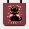 Lesbian LGBT Pride Cat - Kawaii Rainbow Kitty - Wear your colors