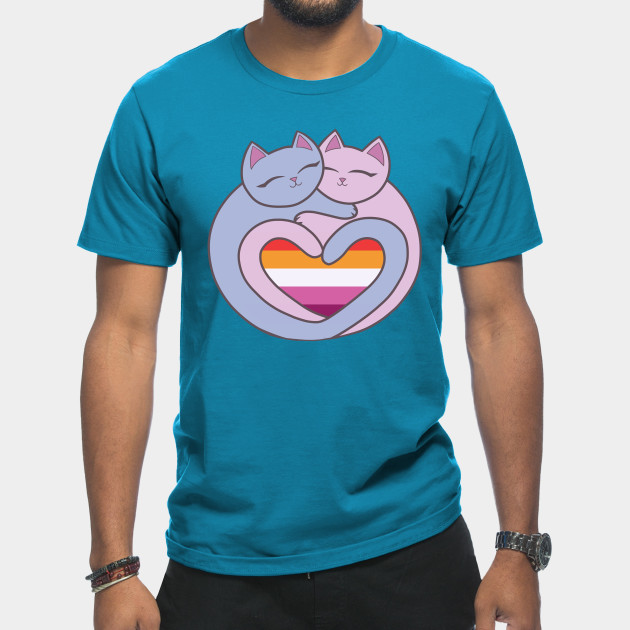 22648726_0-1 Lesbian Flag Heart Cats Kawaii