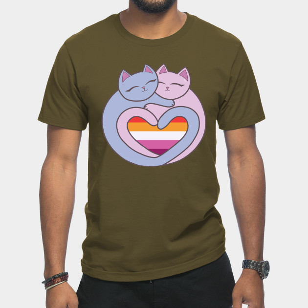 22648726_0-2 Lesbian Flag Heart Cats Kawaii