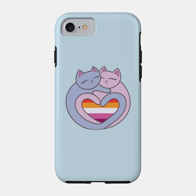 22648726_0-54 Lesbian Flag Heart Cats Kawaii