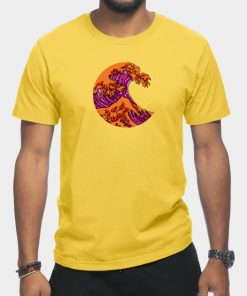 Lesbian T-Shirts - The Great Lesbian Wave T-Shirt TP1503 21 - Lesbian Flag The Great Lesbian Wave