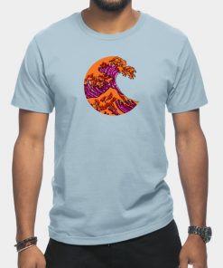 Lesbian T-Shirts - The Great Lesbian Wave T-Shirt TP1503 24 - Lesbian Flag The Great Lesbian Wave