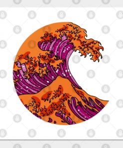 Lesbian Posters - The Great Lesbian Wave Poster TP1503 3 - Lesbian Flag The Great Lesbian Wave