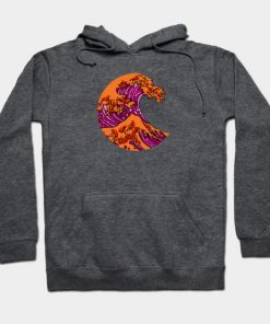 Lesbian Hoodies - The Great Lesbian Wave Hoodie TP1503 3 - Lesbian Flag The Great Lesbian Wave